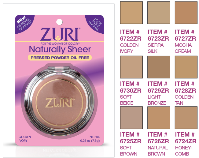 Zuri Pressed Powder Oil Free Sierra Silk